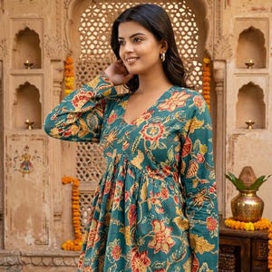 anarkali dress short Short Anarkali with salwar and dupatta AGASHE