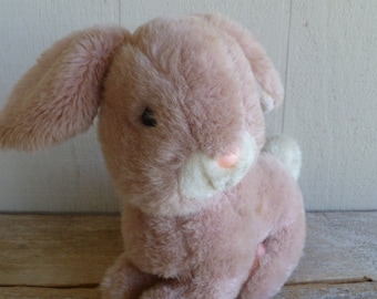 Dan Dee Plush Pink Rabbit Bunny 10" Tall Stuffed Animal Toy