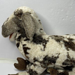Folkmanis Screaming Goat Plush Hand Puppet 19" Long Stuffed Animal Toy
