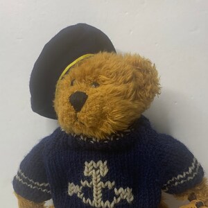Pickford Bears The Brass Button Tango the Sailor Plush Bear W/ Tags 12&quot; Tall Stuffed Animal Toy