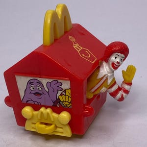 Ronald McDonalds Happy Birthday Train Car Toy 1994 Happy Meal Mattel