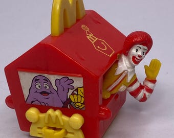 Ronald McDonalds Happy Birthday Train Car Toy 1994 Happy Meal Mattel