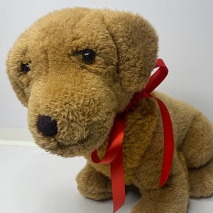 Aurora Plush Puppy Dog 20&quot; Long Stuffed Animal Toy Vintage