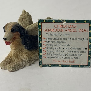 Ganz Cocker Spaniel Dog Christmas Ornament W/ Tag 2.25" Tall Vintage