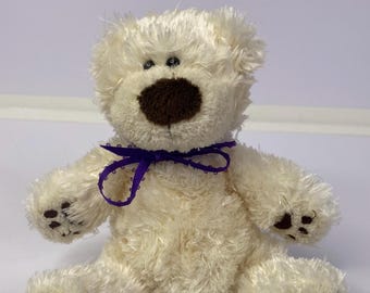 First & Main Plüsch Weißer Teddybär "Lil Elliot" 7 "Hoch 2002 Stofftierspielzeug