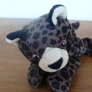 A & A Plush Baby Leopard Bean Bag Stuffed Animal Toy