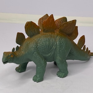 Stegosaurus Dinosaur Herbivorous Dinosaur Cake Topper 4&quot; Tall Plastic Toy