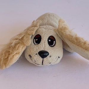 Mini Galoob Plush Cocker Spaniel Puppies 6" Long 1995 Stuffed Animal Toy