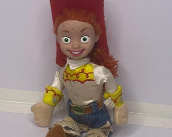 Toy Story Jessie Doll Disney Pixar 11" Tall Stuffed Toy Doll READ / DAMAGED
