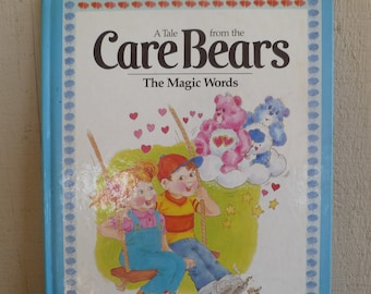 Vintage Care Bears Book "The Magic Words" 1984