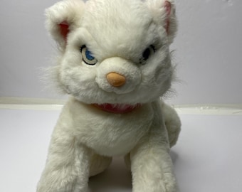 Disney Marie the Cat The Aristocats Plush Cat Vintage Disney 13" Long Laying Down Stuffed Animal Toy