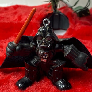 Star Wars Galactic Heroes Darth Vader Christmas Ornament Action Figure 3.5&quot; Tall 2001