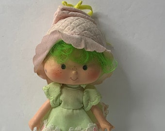 Strawberry Shortcake Friend Lime Chiffon Doll 6" Tall 1979