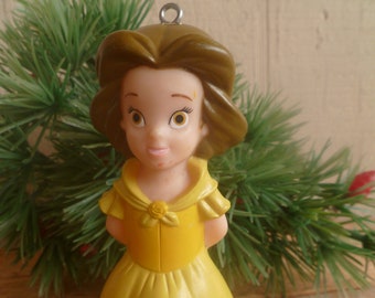 Disney's Princess Belle Beauty and The Beast Christmas Ornament Cake Topper 5" Tall