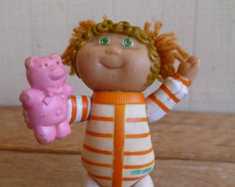 Cabbage Patch Kids Miniatur Figur Puppe mit Bär