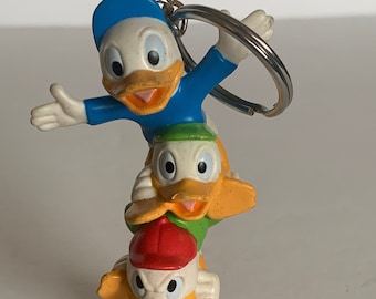 Disney Donald Duck Nephews Key Chain 4" Tall