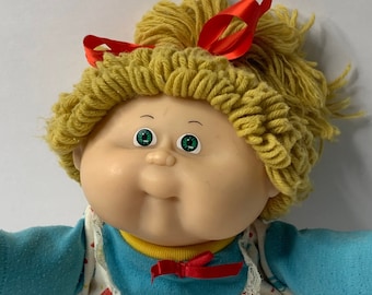 Cabbage Patch Preemie Doll with Outfit Green Eyes 12" Tall Stuffed Toy Doll
