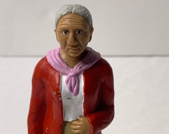 Lakeshore Grandma Grandmother Figure Doll 5" Tall 1990s