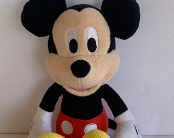 Mickey Mouse Plush Doll Walt Disney 11" Tall Stuffed Toy Doll