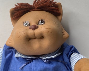Cabbage Patch Koosas Cat 14" Tall 1983 Stuffed Toy Doll