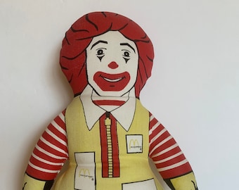 ヴィンテージ ロナルド マクドナルド ぬいぐるみ - Etsy 日本