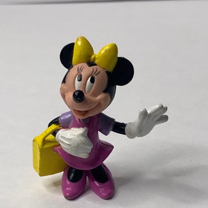 Disney Minnie Mouse with Purse PVC Figurine Cake Topper 2.5&quot; Tall