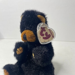 Ty Attic Treasures Plush Bear "Ivan" W/ Tags 8" Tall 1993 Stuffed Animal Toy
