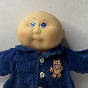 Cabbage Patch Kids Preemie Doll Blue Eyes 16&quot; Tall 1982  Stuffed Toy Doll *READ DESCRIPTION*