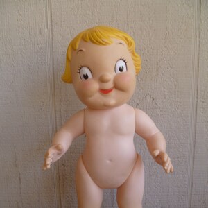 Campbell&#39;s Soup Soft Rubber Doll No Clothes 9.5&quot; Tall