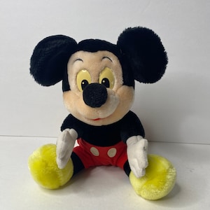 Disney Mickey Mouse Plush Doll 9&quot; Tall Stuffed Toy Doll