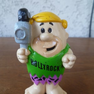 The Flintstone &quot;Barney Rubble Hollyrock&quot; PVC  Cake Topper 3.25&quot; Tall 1992