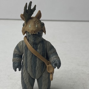 Figura de acción Teebo Ewok de Star Wars con capucha original, 2" de alto, 1983