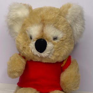 Gibson Greeting Cards Kirby the Koala Plush Koala Bear 12&quot; Tall 1984 Stuffed Animal Toy Made in Korea