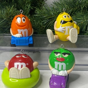 M & M Weihnachtsschmuck Candy Cake Toppers 4er-Set