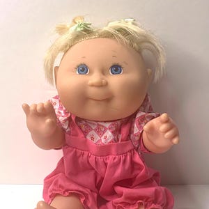 Cabbage Patch Kids Growing Pigtails Mattel Hard Body 12&quot; Tall 1996