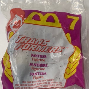 McDonalds Panther Transformer Hasbro Takara 5&quot; Long 1996 New in Package