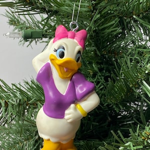 Disney Daisy Duck Christmas Ornament Cake Topper 4.5&quot; Tall