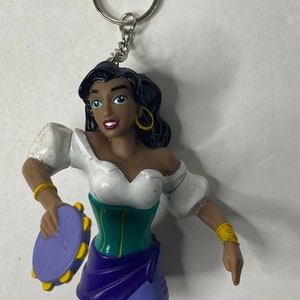 Disney Princess Jasmine Keychain Figurine 3.5&quot; Tall