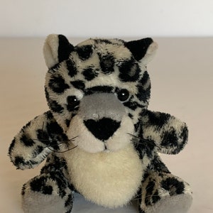 Wild Republic Plush Leopard Mini 3.5&quot; Tall 2004 Stuffed Animal Toy