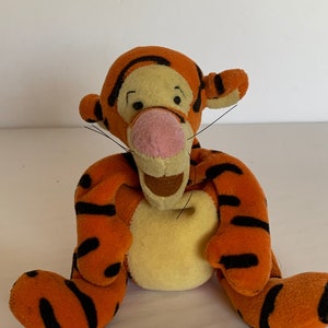 Disney Winnie the Pooh Plush Tigger Bean Bag 9.5&quot; Tall Stuffed Animal Toy