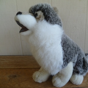 Aurora Plush Husky Siberian Dog Wolf 13" Tall
