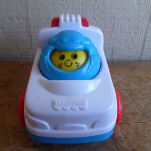 Fisher Price Little Lil Zoomers Car 3&quot; X 2.25&quot; 1996