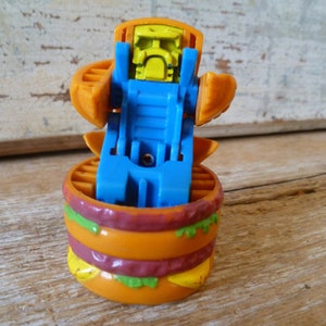 McDonalds Big Mac Transformer 2.5&quot; Tall 1987 Happy Meal Toy