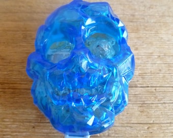 Mighty Max Ice Blue Skull Bluebird McDonalds Happy Meal Premium 3.5" Long 1995