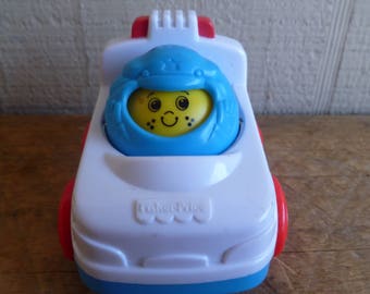 Fisher Price Little Lil Zoomers Car 3" X 2.25" 1996