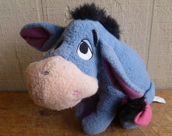 Disney Eeyore Plush with Rattle Winnie the Pooh 10" Long Stuffed Animal Toy