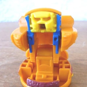 McDonalds Quarter Pounder W/ Cheese Changeables Transformer Robot 1.75&quot; Tall 1987