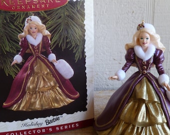 Hallmark Keepsake Ornement « Holiday Barbie » 1996 dans une boîte