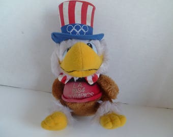 Vintage 1980 LA Olympic Mascot 10 Plush Sam the Eagle #8250 by Applause