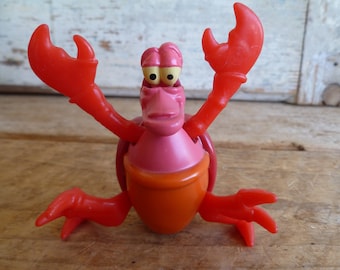 Disney Little Mermaid Sebastian Wind up Toy McDonalds  NOT WORKING